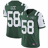 Nike Men & Women & Youth Jets 58 Darron Lee Green NFL Vapor Untouchable Limited Jersey,baseball caps,new era cap wholesale,wholesale hats